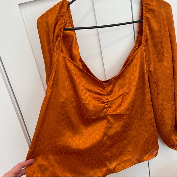 🧡🐆 GUESS LEOPARD PRINT TOP 🐆🧡 - Picture 4 of 7